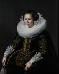 Porträt von Catharina van Voorst, 1628